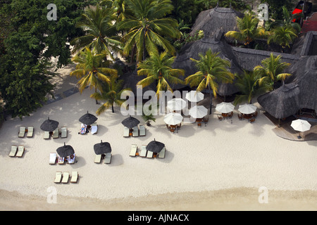 Vista aerea del Maritim hotel beach Foto Stock