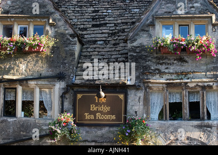 Il ponte sale da tè in Bradford on Avon Wiltshire, Inghilterra Foto Stock