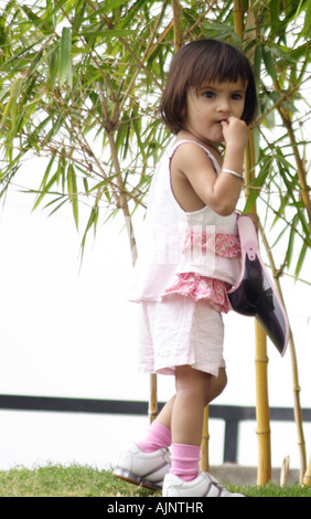 Ritratto di una ragazza Foto Stock