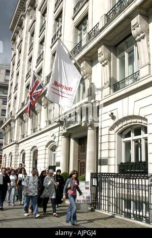 Marriott hotel.park Lane.london.uk.2006 Foto Stock