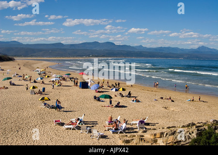 Sud Africa garden route Plettenberg Bay beach Foto Stock
