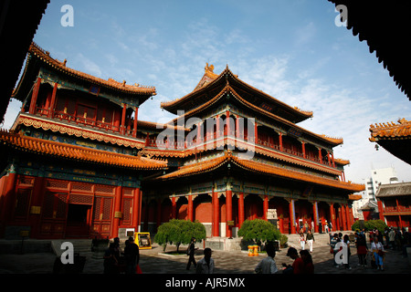 Il Tempio dei Lama a Pechino in Cina Foto Stock