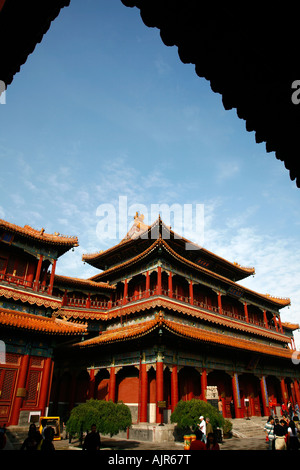 Il Tempio dei Lama a Pechino in Cina Foto Stock