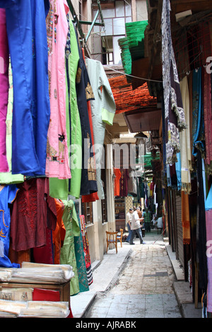 Khan Al-Khalili bazar del Cairo , Egitto Foto Stock