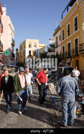 Calle de la Feria Street Market Siviglia Ottobre 2007 Foto Stock