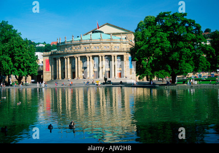 Teatro di Stato / Stoccarda Foto Stock