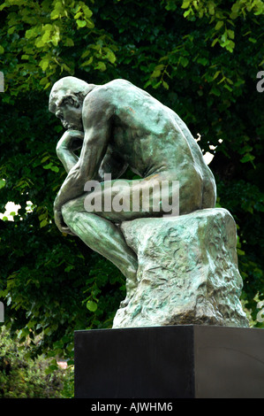 Il pensatore St Paul de Vence Rodin Foto Stock