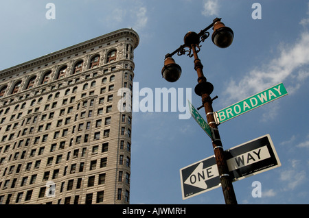 Il Fuller (Flat Iron Building), Manhattan, New York City, Stati Uniti d'America Foto Stock