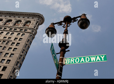 Il Fuller (Flat Iron Building), Manhattan, New York City, Stati Uniti d'America Foto Stock