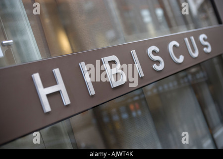 Ristorante Hibiscus London Foto Stock