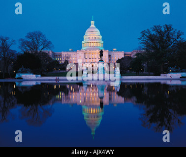 Viaggi, Stati Uniti d'America, Washington D.C., il Capitol Building, Foto Stock