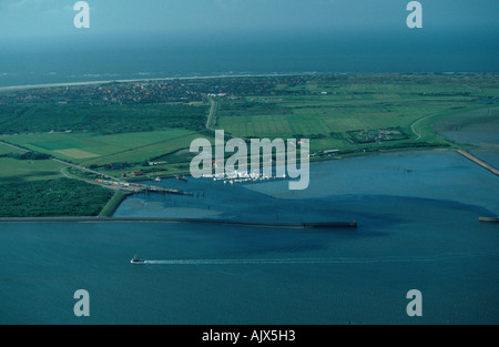 Isola Langeoog / Insel Langeoog Foto Stock