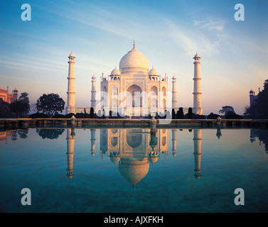 India. Uttar Pradesh. Agra. Taj Mahal. Foto Stock