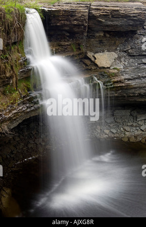 Alte cascate, Manitowaning, Manitoulin Island, Ontario, Canada Foto Stock