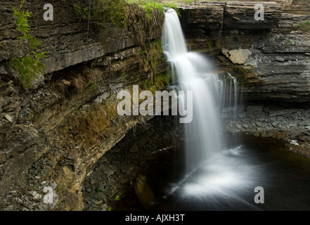 Alte cascate, Manitowaning, Manitoulin Island, Ontario, Canada Foto Stock