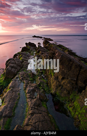 Sunrise,: Peveril Point, Swanage, Dorset, Regno Unito Foto Stock