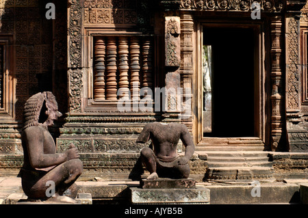 Cambogia Siem Reap Angkor Wat Banteay Srei Foto Stock