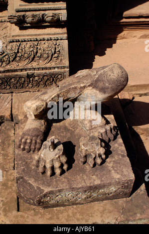 Cambogia Siem Reap Angkor Wat Banteay Srei Foto Stock