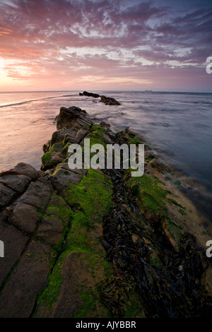 Sunrise,: Peveril Point, Swanage, Dorset, Regno Unito Foto Stock