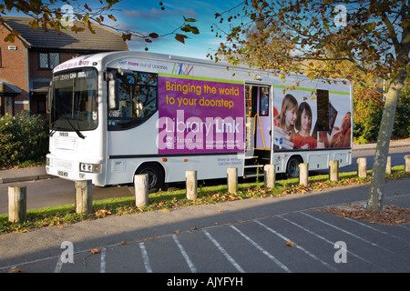 Nuova libreria Mobile Hampshire Foto Stock