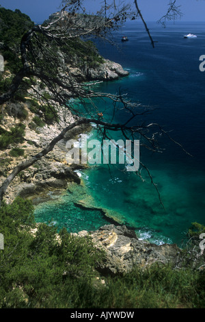 Tremiti isola nel mare Adriatico Italia Foto Stock