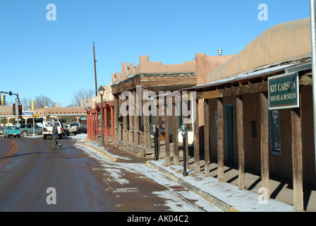 Kit Karson Road e Museo di Taos New Mexico Foto Stock