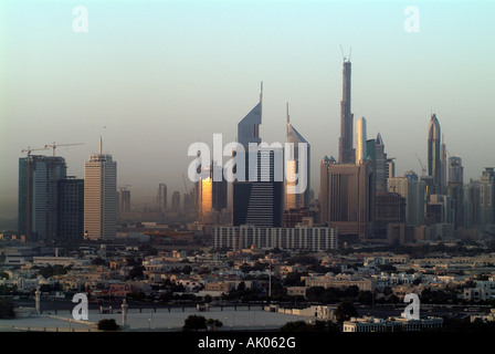 Sunrise a Dubai Foto Stock