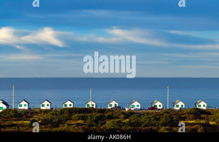 Biciclette beach cottages, Truro, "Cape Cod', Massachusetts Foto Stock