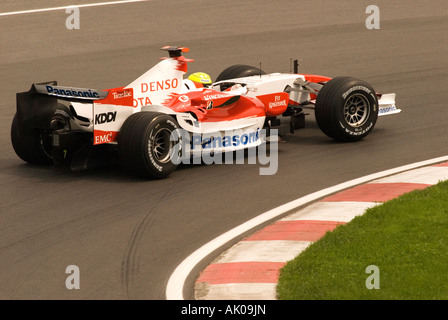 Gara di Formula 1 auto conducente Ralf Schumacher dalla Germania al Montreal 2007 Grand Prix Giugno 08th/2007. Foto Stock