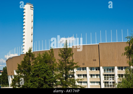 Lo stadio olimpico di Helsinki Finlandia Foto Stock