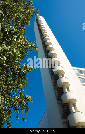 Torre dello stadio olimpico di Helsinki Finlandia Foto Stock