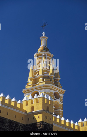 La Iglesia de San Gabriel Ex Convento de San Gabriel Cholula Messico Foto Stock