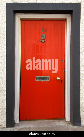 Porta Rossa Foto Stock