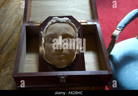La regina Maria di Scozia maschera di morte Foto Stock