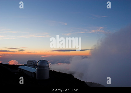Telescopi in cima al mondo Foto Stock