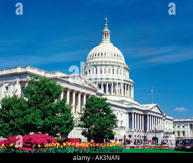 Stati Uniti d'America. Washington D.C.. Il Capitol Building. Foto Stock