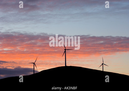 Le turbine eoliche Shetland Scozia Scotland Foto Stock