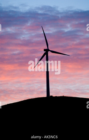 Le turbine eoliche Shetland Scozia Scotland Foto Stock