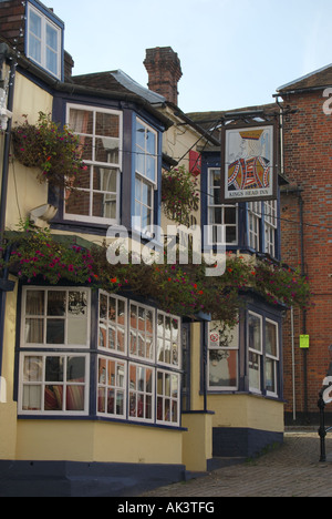 "King's Head Inn', Quay Hill, Lymington, Hampshire, Inghilterra, Regno Unito Foto Stock