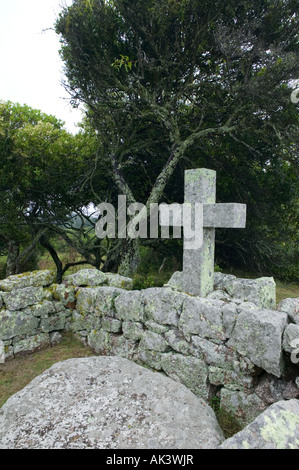 Il cimitero presso il Forte di Santa Teresa, Parque y Fortaleza de Santa Teresa Foto Stock