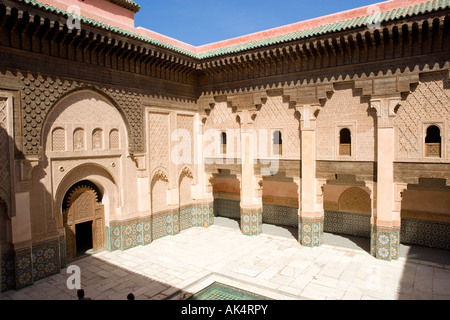 Ali ben Youssef Medersa moschea di Marrakech Marrakech Foto Stock