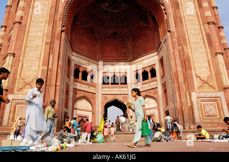 Moschea Jami Masjid, Fatehpur Sikri Foto Stock