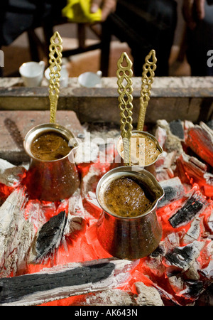 Tradizionale Caffè turco Foto Stock