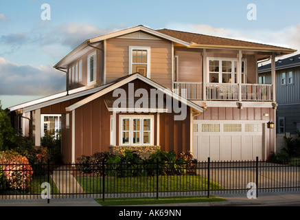 Esterno anteriore di artigiano stile Home Foto Stock