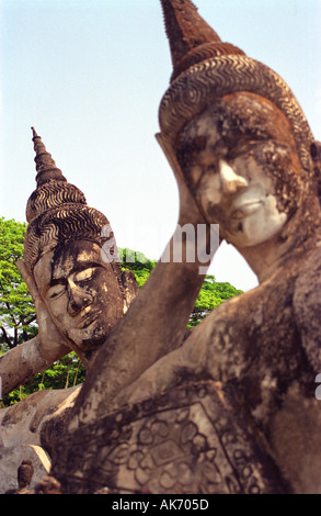 Buddha Park in Xieng Khuan vicino a Vientiane, Laos Foto Stock