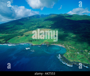 Hamoa Beach sulla costa di Hana Hana Hawaii Maui USA Foto Stock