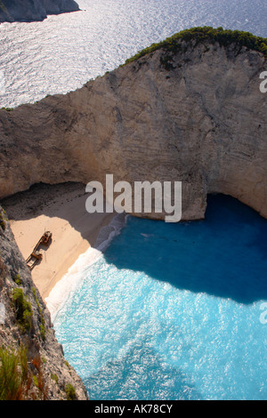 Smugglers Cove, Zante Island, Grecia. Foto Stock