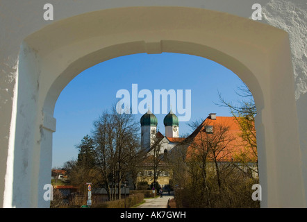 Abbazia benedettina Seeon Foto Stock