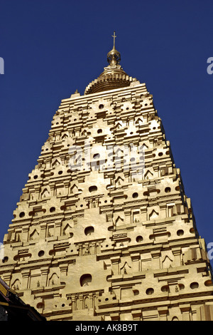 La pagoda dorata, Thailandia, Sangkhlaburi Foto Stock