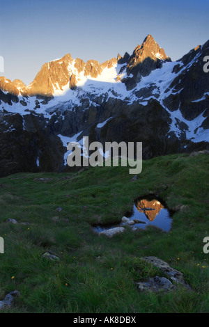 Wendenhorn, 3023 m a Susten Pass, Svizzera, Uri Foto Stock